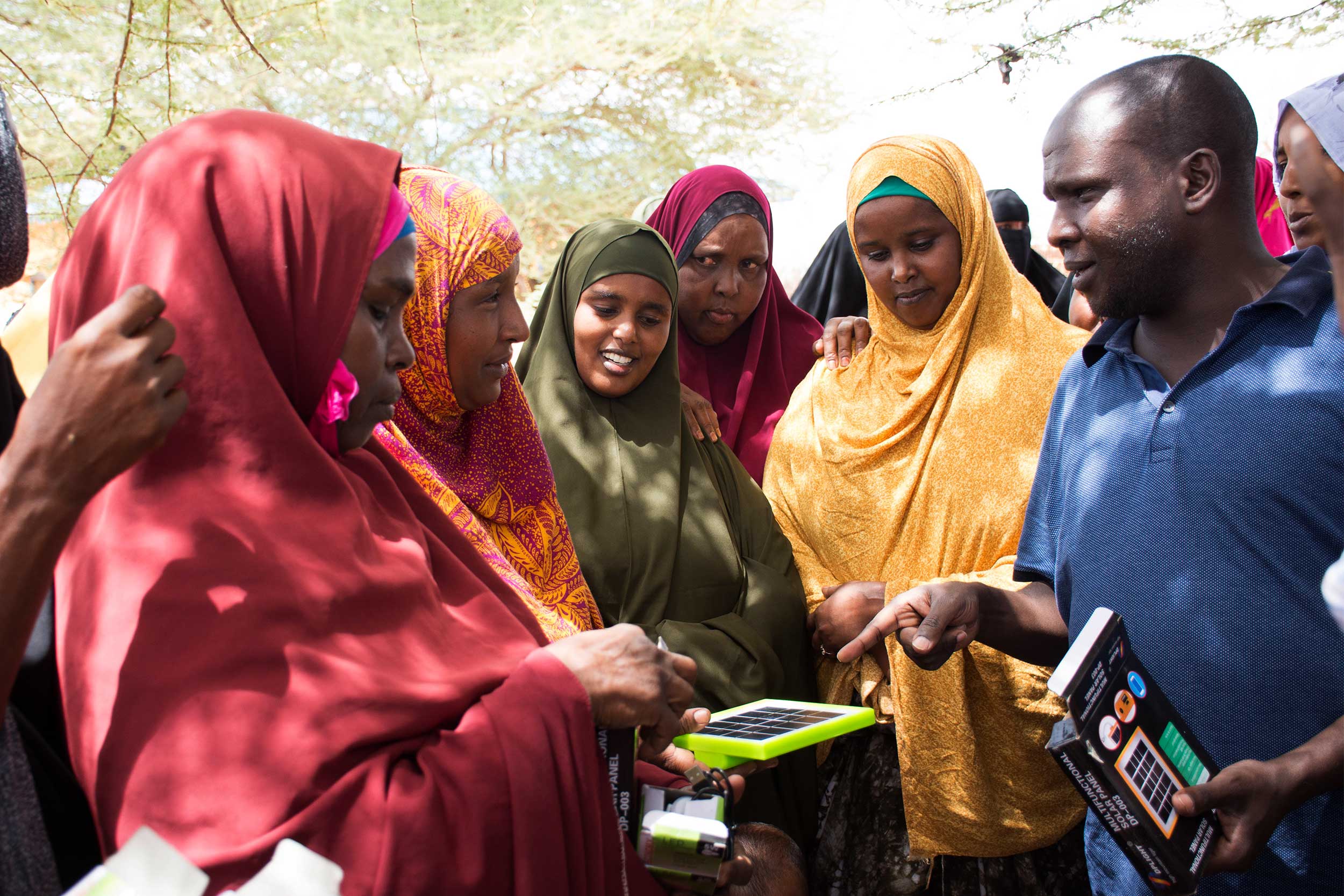 Abjata Khalif engaging with rehabilitated ex-conflict concubines in Bulla Game, Garissa County, Kenya. Photo courtesy of A. Khalif